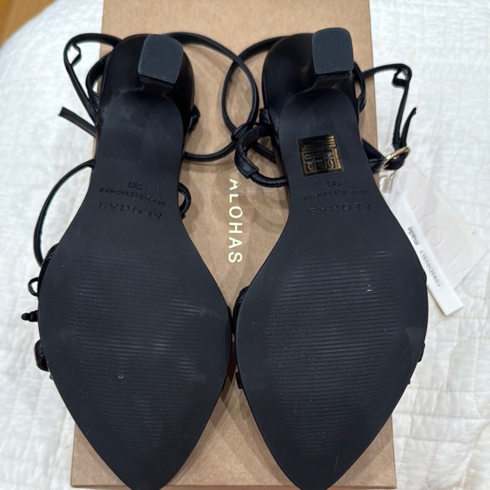 ALOHAS Malia Strappy Bow Heel Sandal - Picture 8 of 8